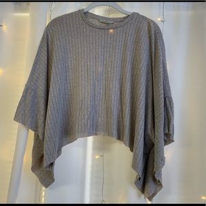 Cropped Boxy Zara Top - Size Small